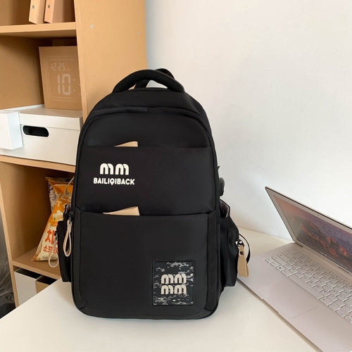 Vanntett multifunksjonell laptop skole ryggsekk