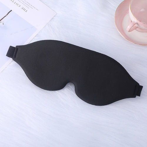 Unisex nan ergonomisk 3D sovemaske med konturerte øyehulrom og justerbart komfortbånd Skanto