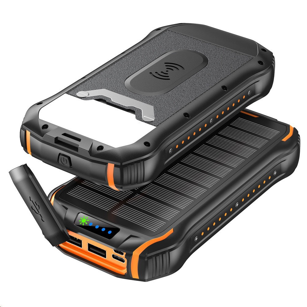 Solar-Powerbank med Høy lagringskapasitet og Ip66 beskyttelse Skanto