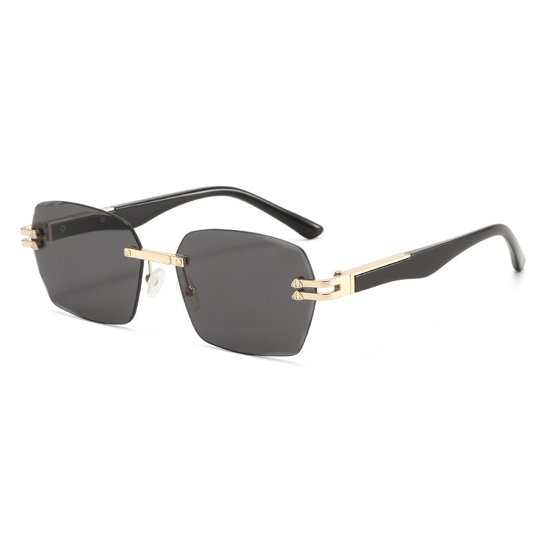Men's Elegant Square Sunglasses with Wooden Temples Skanto