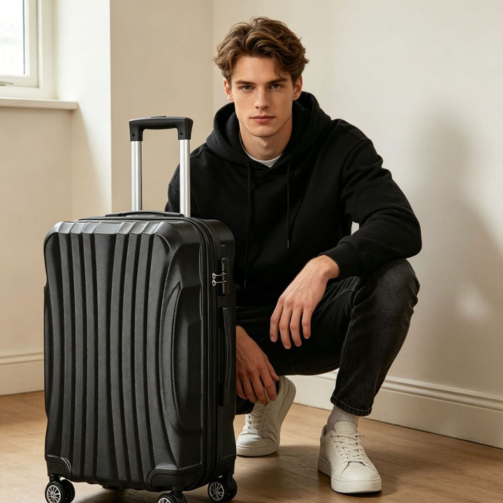 Unisex Hard-shell Spinner Bagasje Skanto