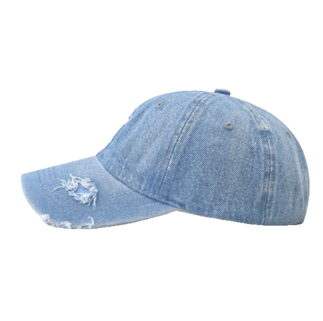 Kvinne Slitt Denim Baseballcaps Skanto 1784188163