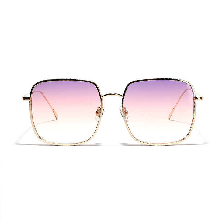 Damer oversized solbriller med elegante detaljer Skanto