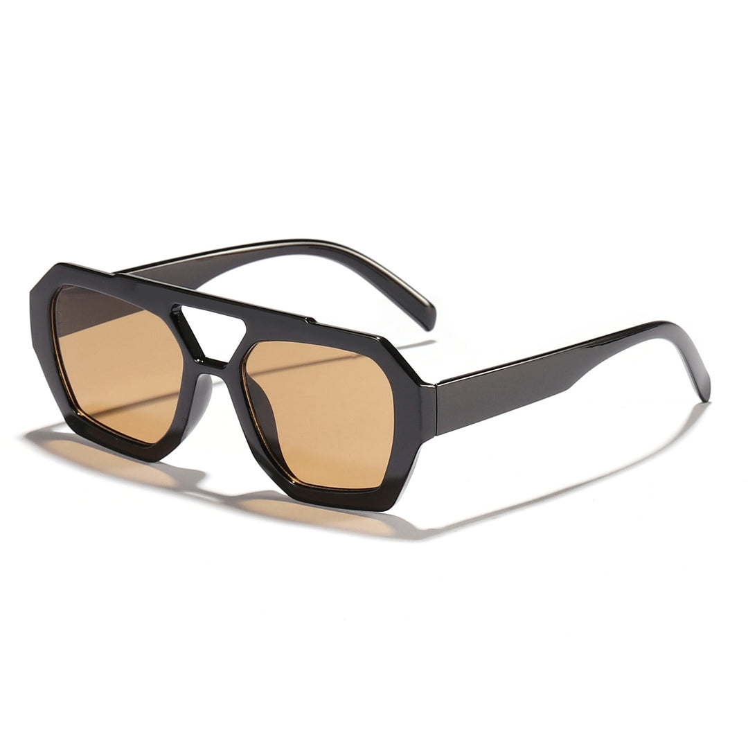 Dame moteriktig solbrille i eksklusiv oktagon-design Skanto
