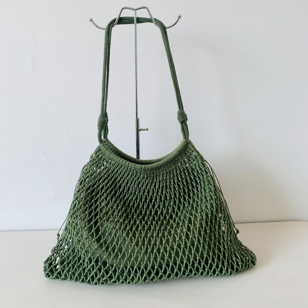 Netz-strandbag med justerbar snor Skanto