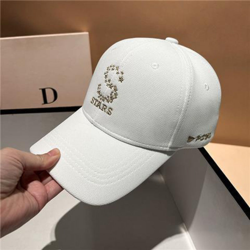 Kvinne Stilig Brodert Baseball Caps Skanto 1784084110
