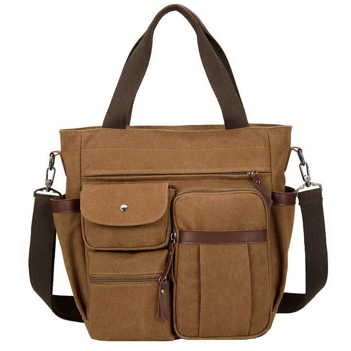 WoMulti-lommebok lerret tote bag Skanto
