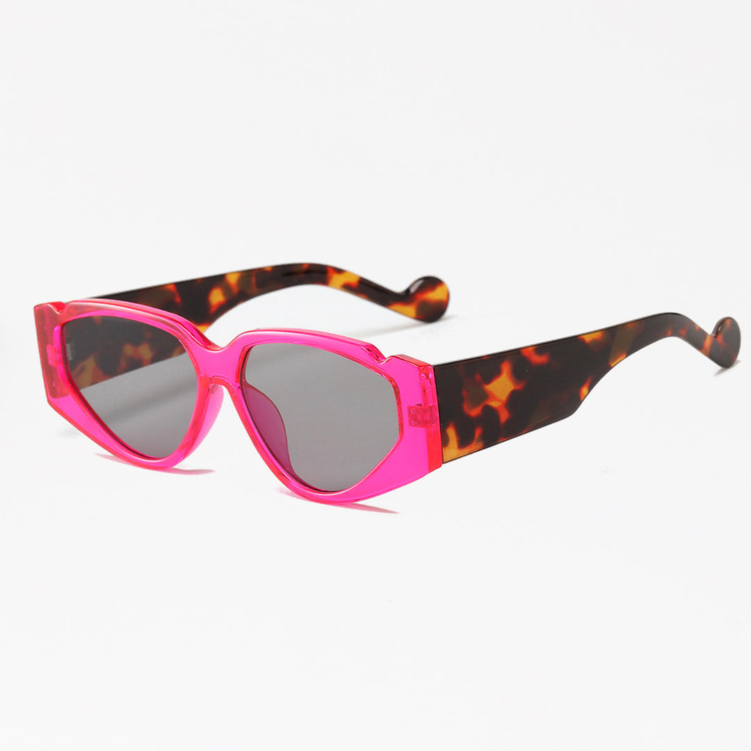 Dame Fashion-solbrille med innovativ ramme og beskyttende UV-beskyttelse Skanto