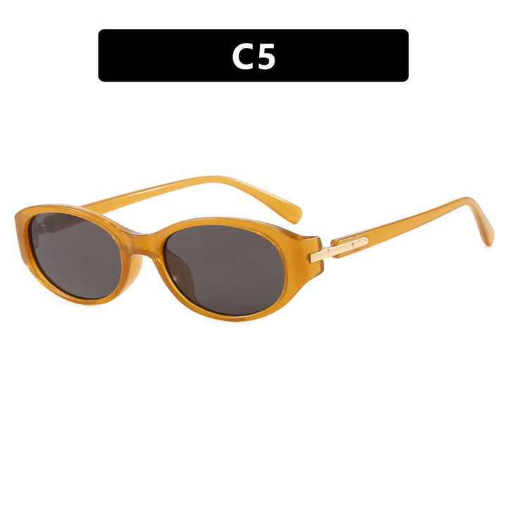 Damen cat-eye solbrille med robust ramme og polariserte linser Skanto