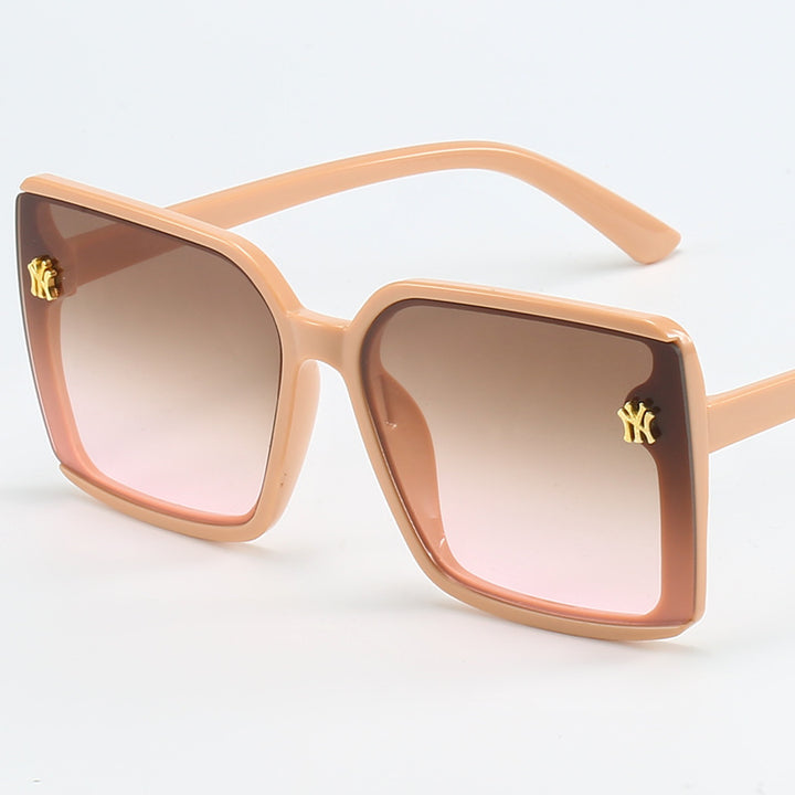 Dame Oversized-solbriller med elegante glass Skanto