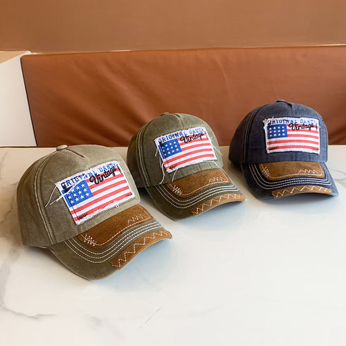 Kvinne Vintage-inspirert slitt baseball cap Skanto