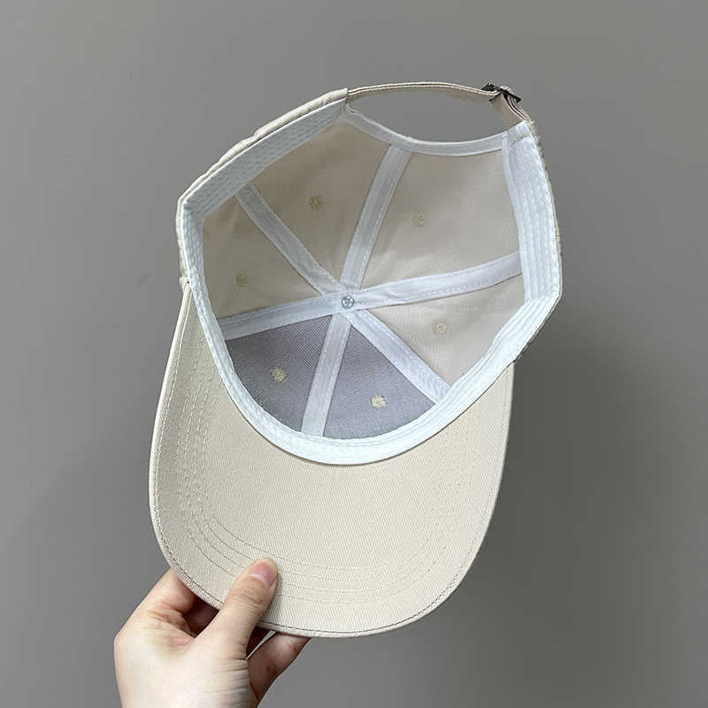 Kvinne bomulls slitt baseball cap Skanto