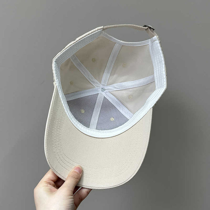 Kvinne bomulls slitt baseball cap Skanto