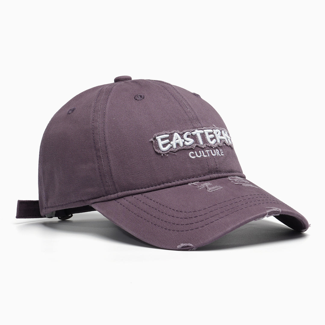 Dame uformell og stilig Destroyed-basecap Skanto