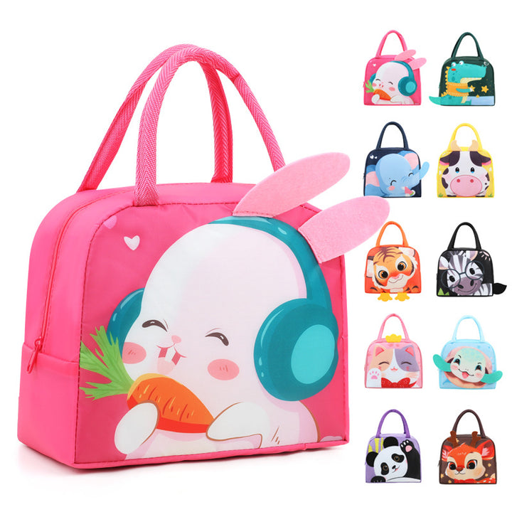 Kids' Cooler Bag with Cute Rabbit Design Skanto