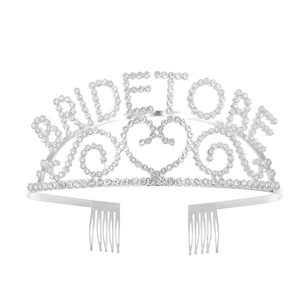 Dame Glitrende Bryllup Tiara Skanto