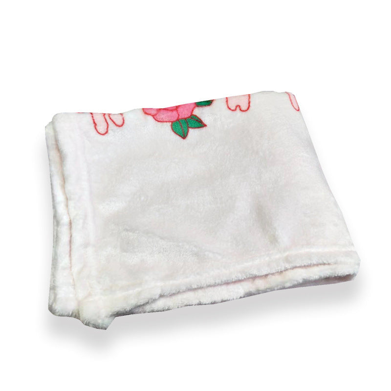 Dame Fleece-teppe med fint juledesign Skanto