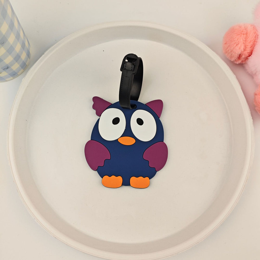Unisex Lekfull Ugle Bagasjelapp Skanto