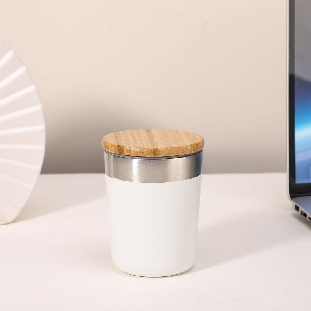 Dame Isolert kaffekopp med bambuslokk Skanto