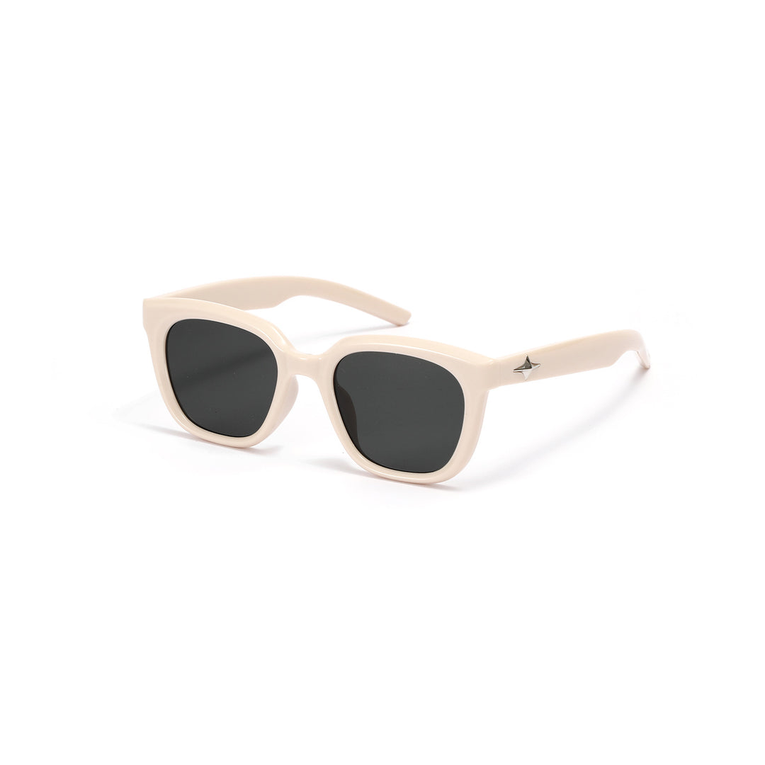 Damer moteriktig transparent solbrille med smal ramme og UV-beskyttelse Skanto