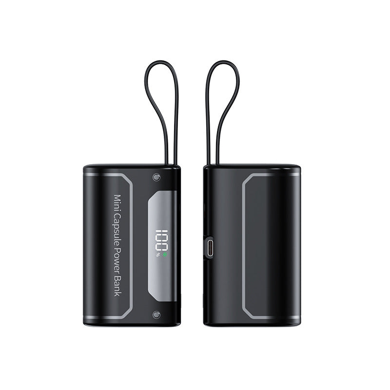 Kompakt Mini-Powerbank med Digital LED-display Skanto
