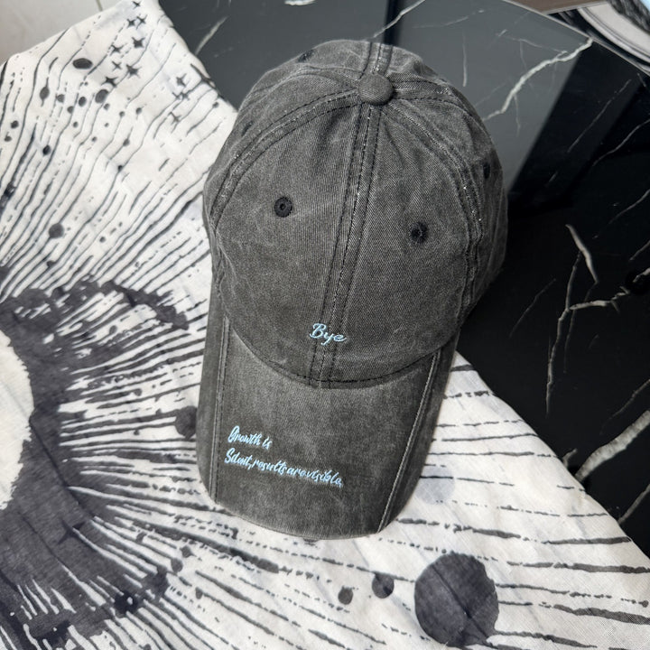Kvinne Casual Distressed Bomulls Baseball Cap Skanto