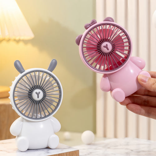 Kvinnens portable USB mini håndholdte vifte med dyredesign Skanto