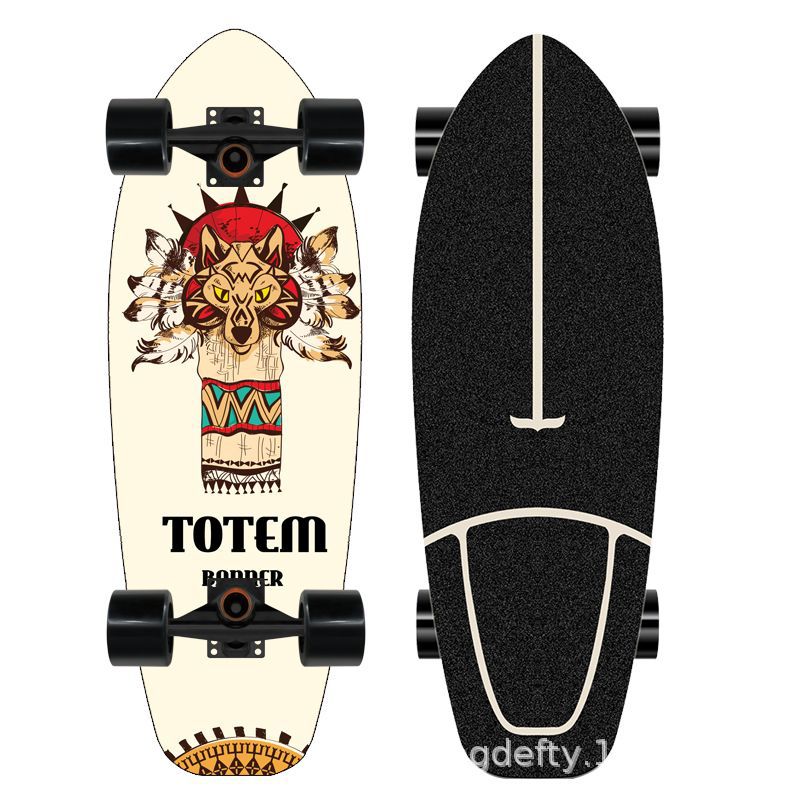 Kunstnerisk Løve Design Skateboard Skanto