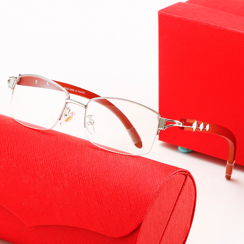 Dame eksklusiv designer solbrille med høyglansbehandlet metallramme og polarisert glass Skanto