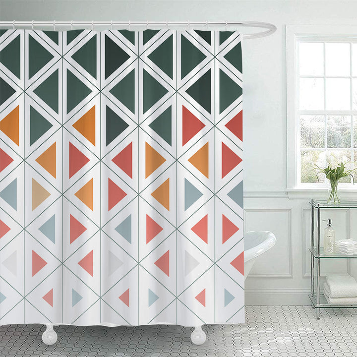 Moderne Geometrisk Dusjforheng Skanto