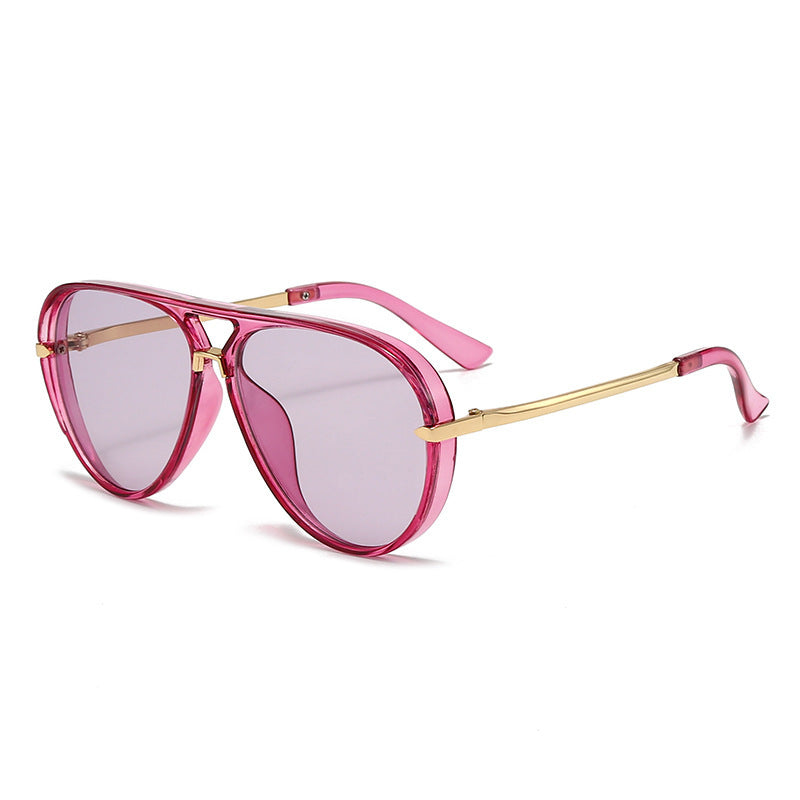 Dame pilot-solbrille med moderne metallramme og UV-beskyttelse Skanto