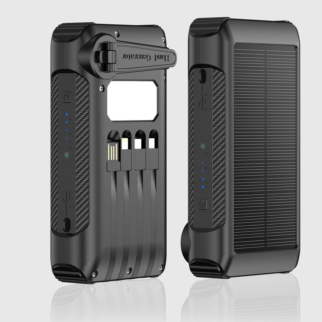 Solar-Powerbank Med Flere Lademuligheter Skanto