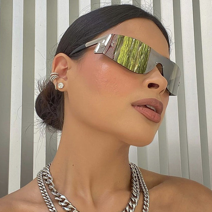 Dame futuristisk beskyttelsesbrille Skanto