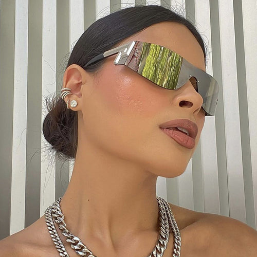Dame futuristisk beskyttelsesbrille Skanto