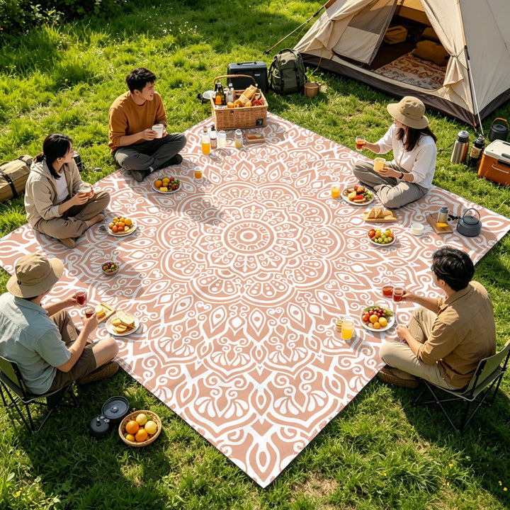 Mandala Design Strandmat Skanto