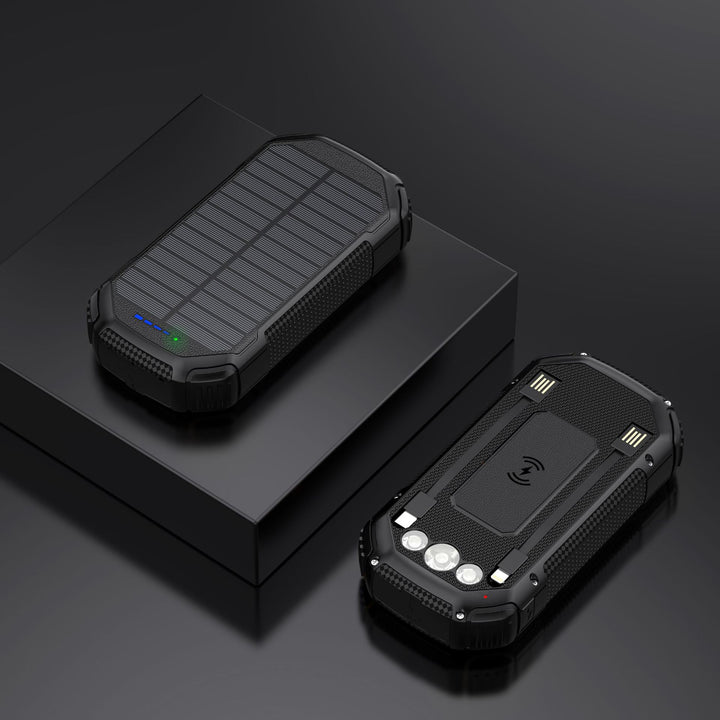 Robust og Bærbar Solarlader-Powerbank Skanto