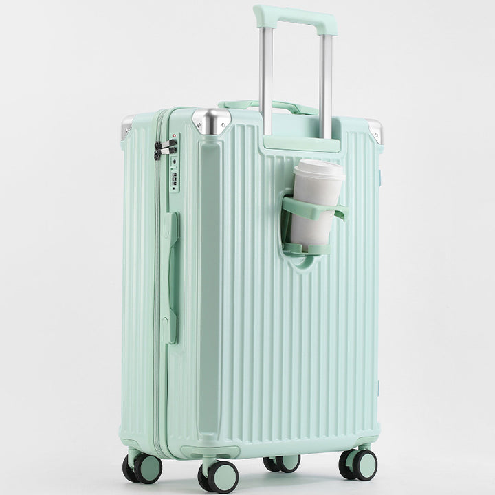 Unisex Reisevennlig Hard Shell Koffert med Integrert Drikkeholder Skanto