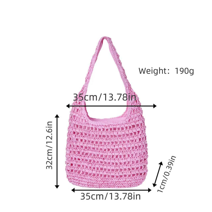Håndlagd makramee shopper-veske Skanto