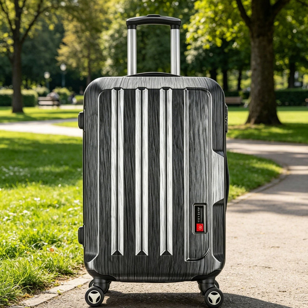 Men's Premium Aluminum Rolling Travel Case Skanto