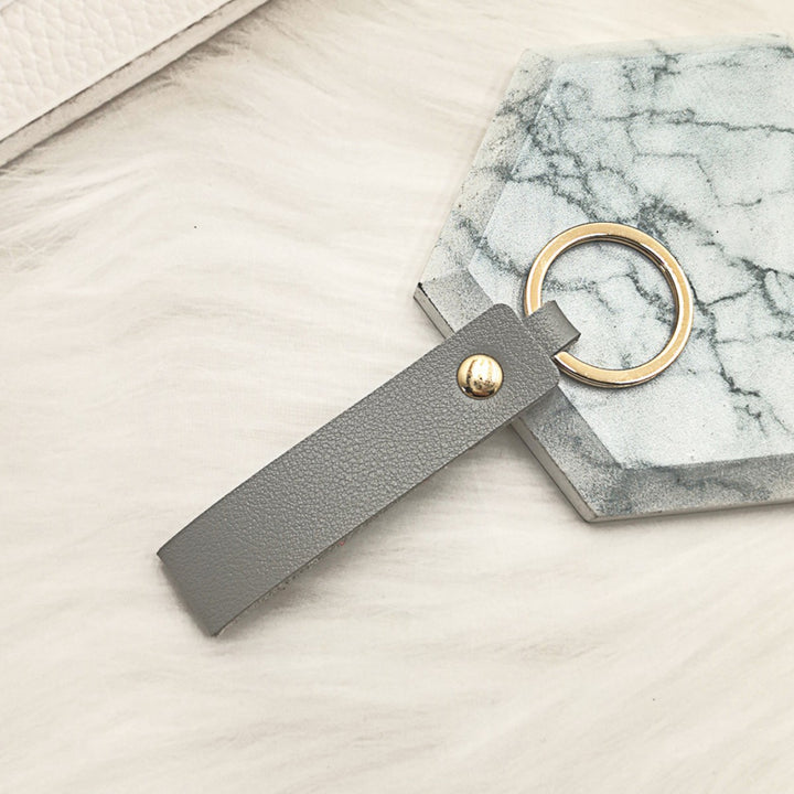 Unisex nøkkelring med elegant kunstskinndesign Skanto