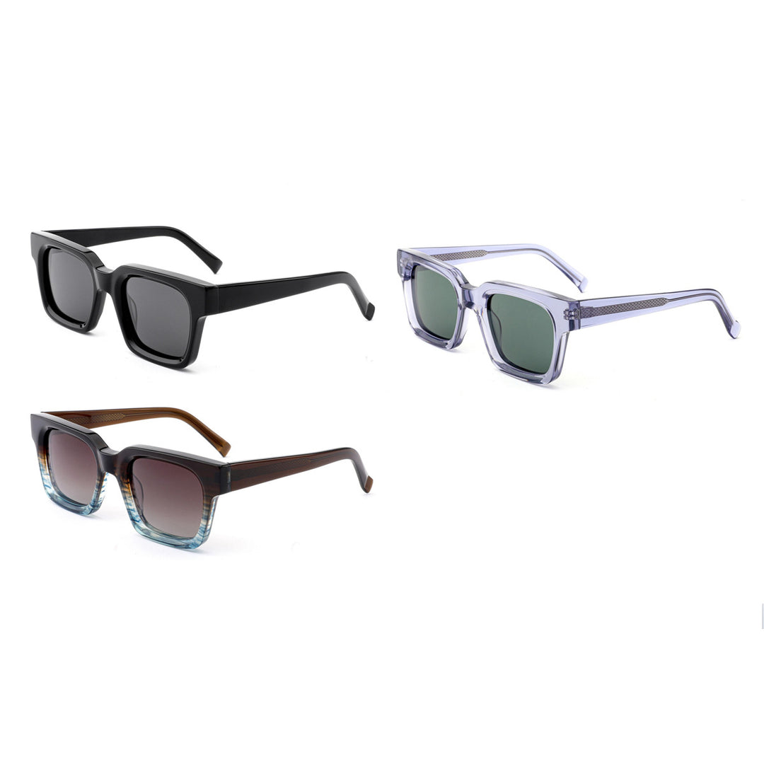 Dame moteriktig solbrille med markant geometrisk design og UV-beskyttelse Skanto
