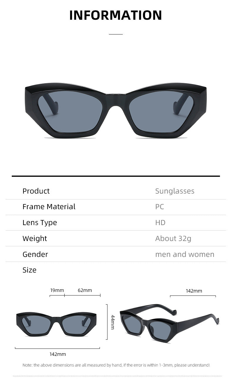 Dame moteriktig solbrille i ekstravagant leopardmønster Skanto