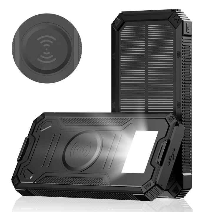 Solar-Powerbank med hurtiglading Skanto