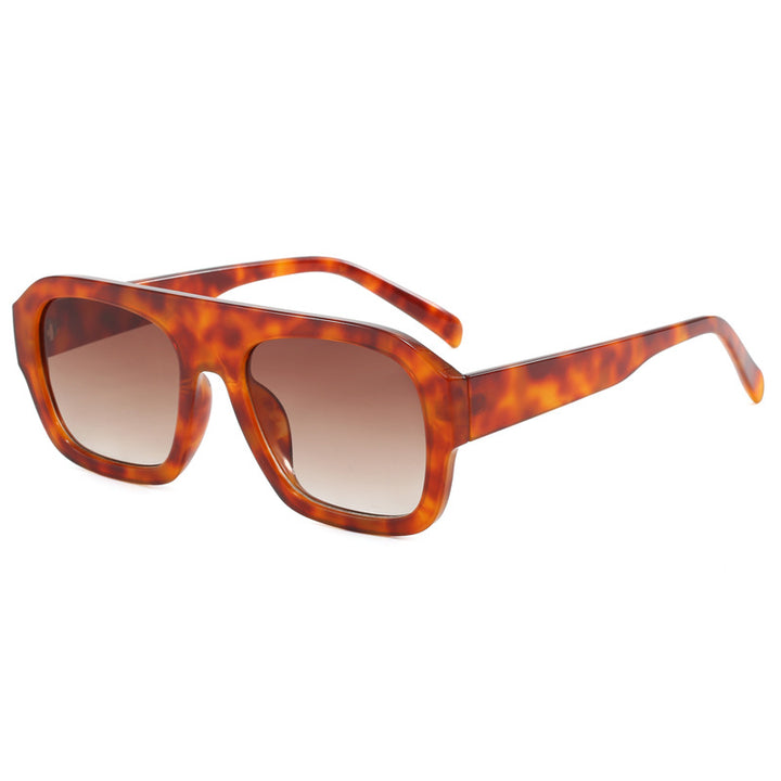 Dame oversized kvadratisk solbrille med moderne design Skanto