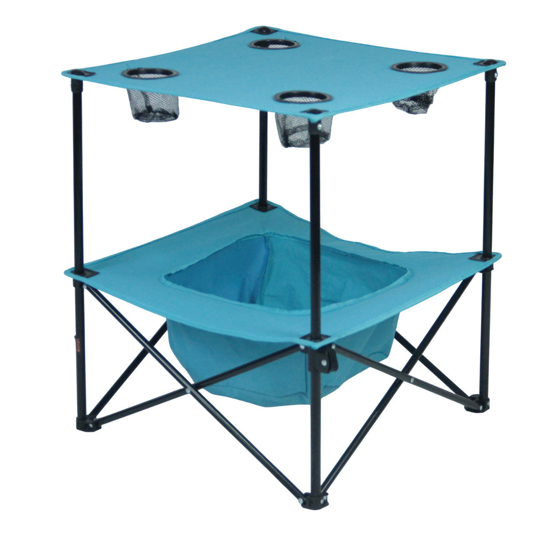 Campingbord med integrerte drikkeholdere Skanto
