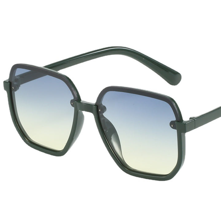 Dame geometrisk solbrille i moderne design Skanto