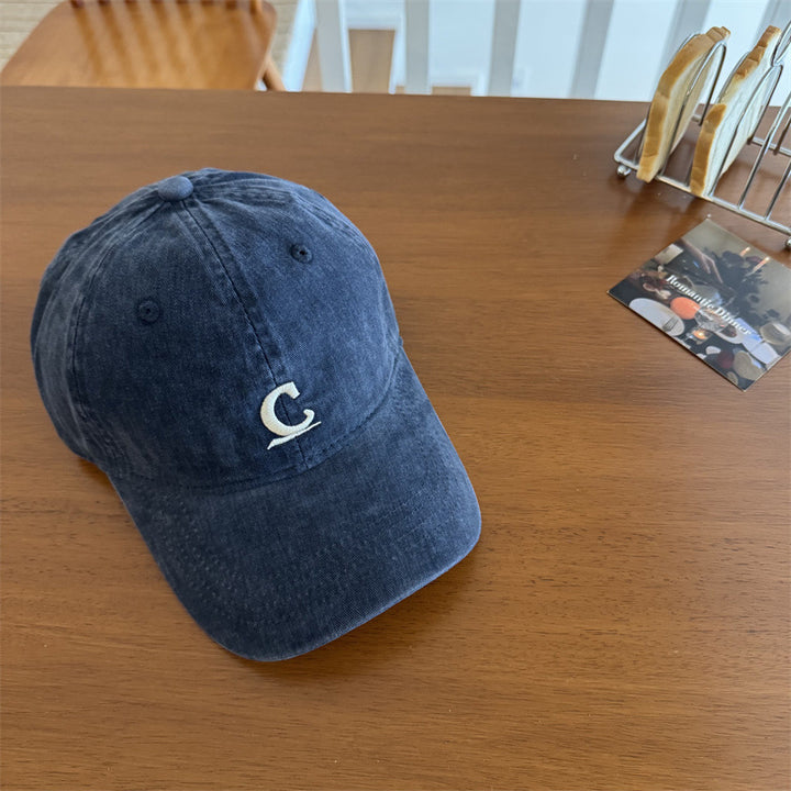 Herre Vintage-Inspirert Vasket Denim Caps Skanto