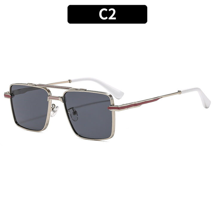 Dame futuristisk kvadratisk solbrille Skanto