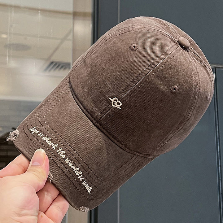Kvinners slitt vintage stil baseball cap Skanto