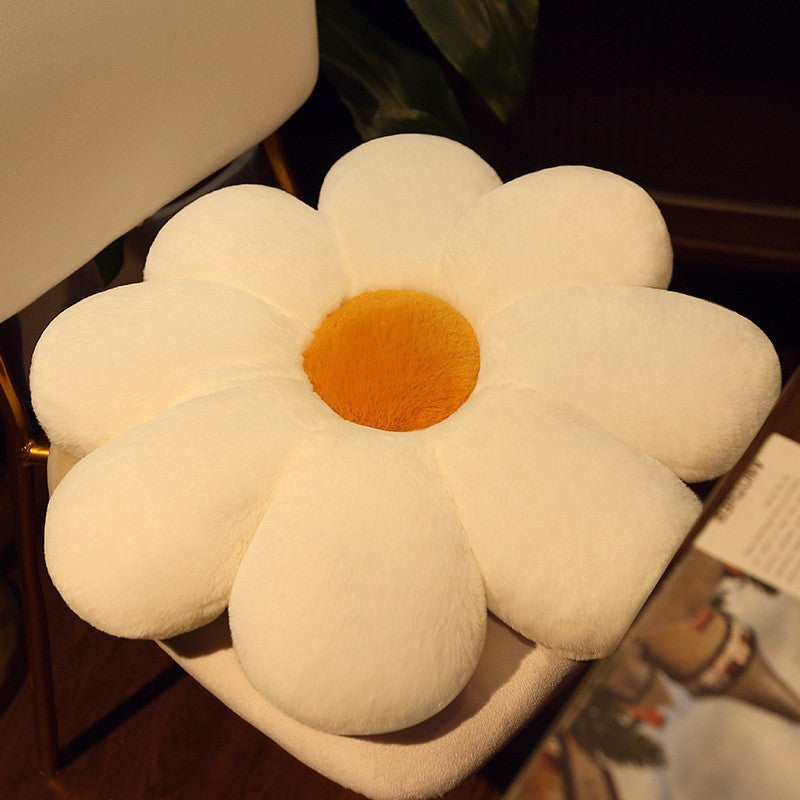 Plüsch sittepute i blomsterform Skanto